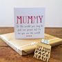 World To Me Mum Card, thumbnail 8 of 8