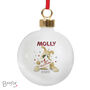 Personalised Boofle My 1st Christmas Bauble, thumbnail 4 of 4