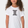 Kids Zodiac Symbol Design T Shirt, thumbnail 5 of 12