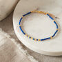 Blue Lapis Lazuli Beaded Bracelet, thumbnail 6 of 11