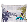 Tropical Trees And Flowers Silk Cushion, thumbnail 4 of 7
