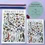 Meadows Wildlife Of Britain Watercolour Postcard, thumbnail 2 of 12