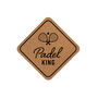 Square Cork Coaster 'Padel King' | Homeware | Tableware | Padel | Racket Sport, thumbnail 2 of 2