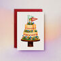 Wedding Cake Greetings Card, thumbnail 1 of 3