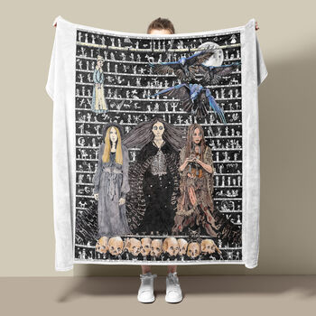 Witch Art Fleece Blanket, 9 of 9