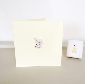 Handmade Christmas Angel Card, 2 of 3
