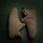 Miko Olive Luxury Sheepskin Slippers, thumbnail 3 of 7