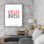 Personalised 'Velo' Bike Cycling Print No. Three, thumbnail 1 of 2