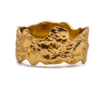 Lava Ring Gold Plated, 2 of 10