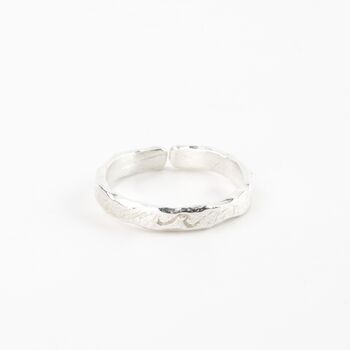 Flow With It Engraved Wave Toe Ring, 2 of 3