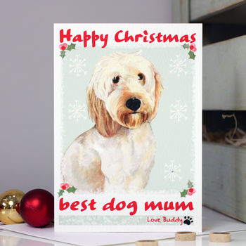 Personalised 'Buddy' Dog Christmas Card, 5 of 8
