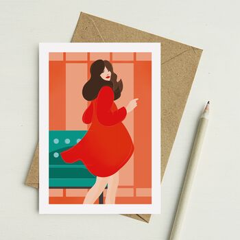 Women In Colour, Pack Of Eight Greetings Cards, 10 of 10