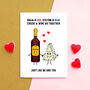 Cheese And Wine Card For Partner, thumbnail 2 of 2