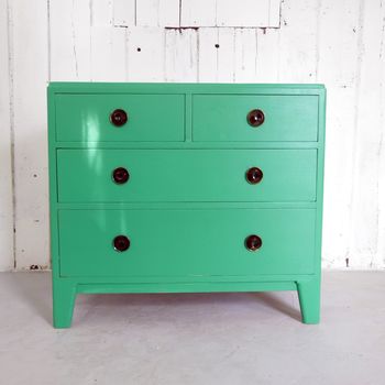 Painted Chest Of Drawers With Copper Handles, 2 of 4