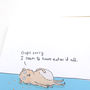 'Cake And Hamster' Birthday Card, thumbnail 2 of 2