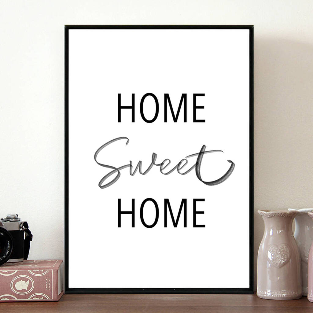 'Home Sweet Home' Housewarming Gift, Print, 1 of 3