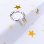 Personalised Charm Ring With Chain, thumbnail 3 of 4