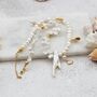 Statement Pearl Necklace With Gold Plated Seashells, thumbnail 6 of 7