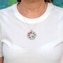 Large Statement Necklace With Colourful Flowers, thumbnail 10 of 12