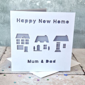Personalised Laser Cut New Home Card, 2 of 4