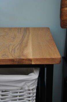 Handcrafted Oak Bedside Cabinets, 6 of 7