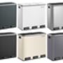 Kitchen Bin Three Compartments Pedal Soft Close Lids, thumbnail 8 of 8