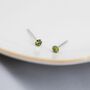 Sterling Silver August Birthstone Earrings, thumbnail 3 of 12