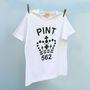 Pint Tshirt Top Range For Men Seven Colour Schemes, thumbnail 5 of 7
