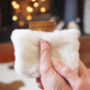 Personalised Re Usable Sheepskin Hand Warmer, thumbnail 8 of 10