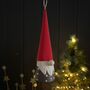 Tomte Gnome Single Hanging Decoration, thumbnail 4 of 8