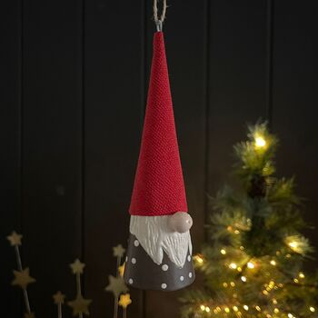 Tomte Gnome Single Hanging Decoration, 4 of 8