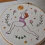 Embroidery Kit Yoga Girl, thumbnail 4 of 4