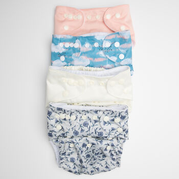 Nappy Bundles By Pēpi Collection: 'Darling Clouds', 3 of 4