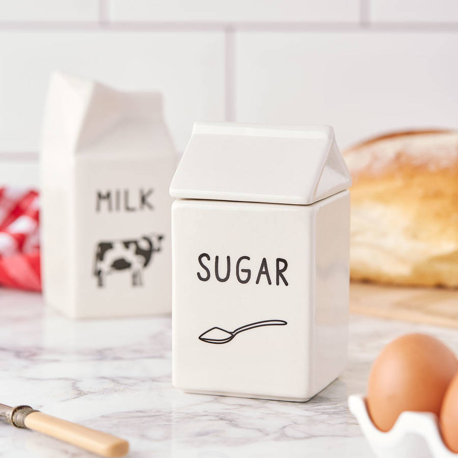 ceramic sugar pot by the contemporary home