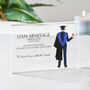Graduation Character With Scroll Gift For Him, thumbnail 7 of 10