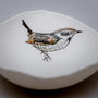 Wren Bird Illustrated Porcelain Storage Bowl, thumbnail 3 of 6