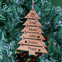 Personalised Christmas Tree Decoration, thumbnail 1 of 5