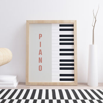 Piano Print | Instrument Music Poster, 8 of 12