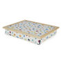 Cushioned Lap Tray In Multi Spots With Wooden Frame, thumbnail 4 of 7