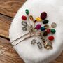 Aurora Bloom Hair Pin, thumbnail 4 of 5