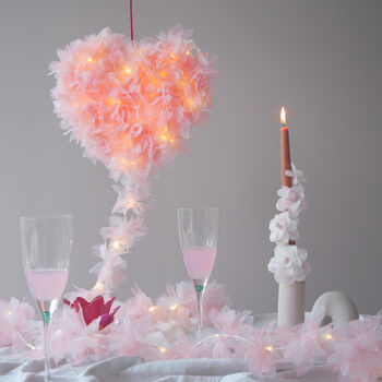 Blush Large Petal Heart Light, 4 of 5