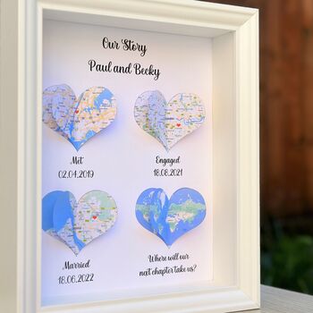 Wedding Gifts For Couples Anniversary Milestone Print, 9 of 12