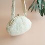 Luna Clip Purse Off White, thumbnail 3 of 4