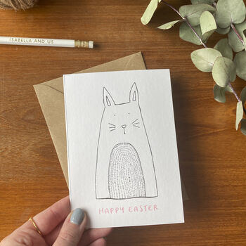 Easter Bunny Greeting Card, 8 of 8