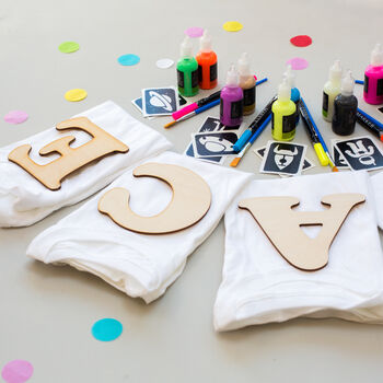 Personalised Kids Space T Shirt Decorating Kit, 11 of 12