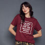 Only Here For The Mulled Wine Christmas T Shirt, thumbnail 6 of 7