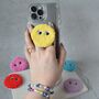 Cute Googly Eyes Punch Needle Phone Grip, thumbnail 1 of 6