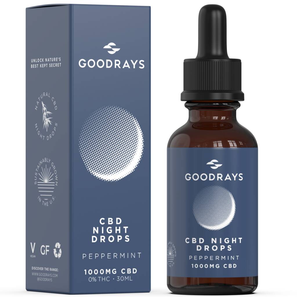 Goodrays Cbd Oil Night Drops 1000 Mg, 1 of 8