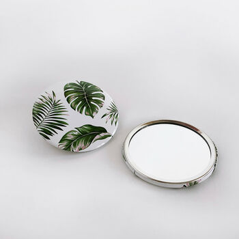 Tropical Leaf Pocket Mirror, 3 of 5