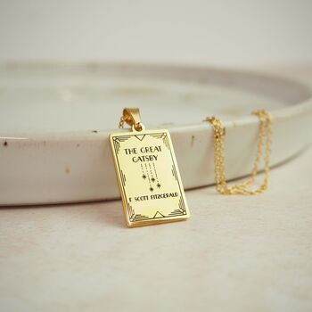 The Great Gatsby Book Necklace, 3 of 8
